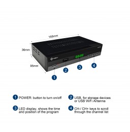 Décodeur TNT HD STAR BOX...